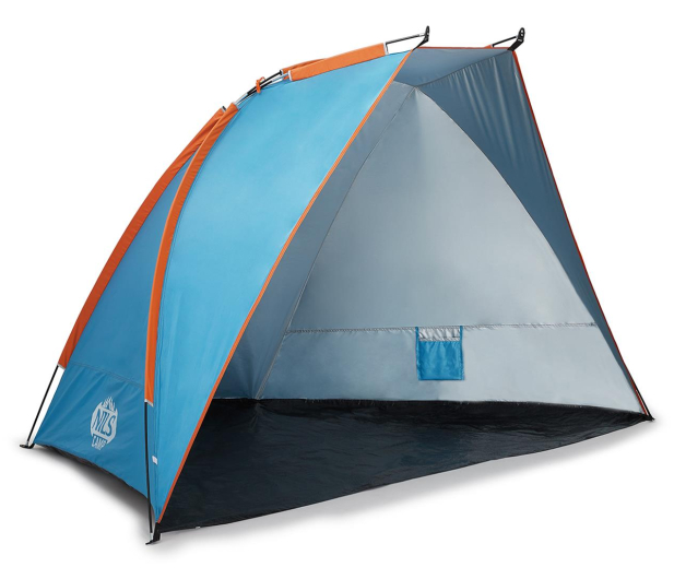 Nils Camp Namiot plażowy parawan XXL niebieski składany - 1047636 - zdjęcie